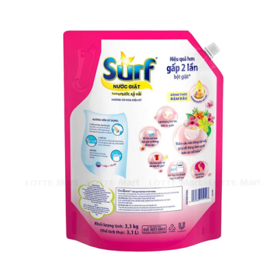Surf Flowers Grass Detergent Liquid 2.9kg x 4 Bags