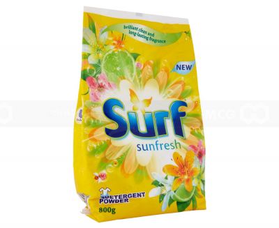 Surf Detergent Sun Fresh 800g x 12 Bags