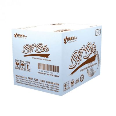 Tai Ky Tapioca Starch With Coconut Flavor (Yellow) 1kg x  10 Bag
