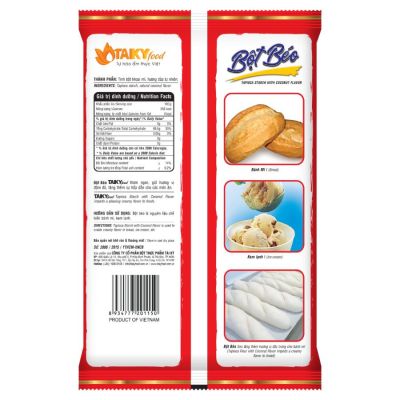 Tai Ky Tapioca Starch With Coconut Flavor (Red) 1kg x  10 Bag