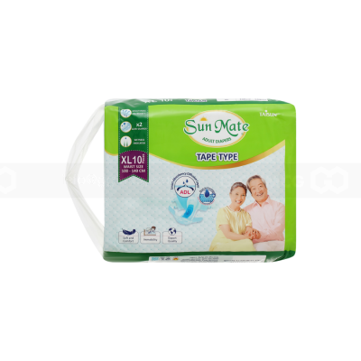 Taisun Adult Diapers XL10 x 12 Bags