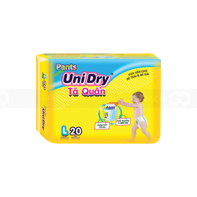 Taisun Unidry Baby Dry Pant L20 x 8 Bags