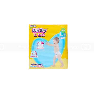 Taisun Unidry Baby Dry Pant L68 x 4 Bags
