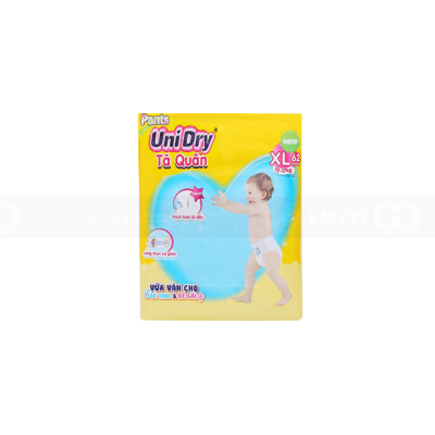 Taisun Unidry Baby Dry Pant XL62 x 4 Bags