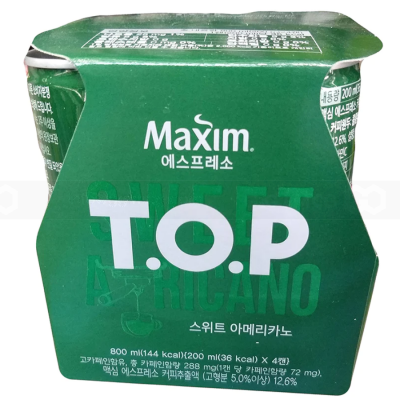 wholesale DONGSUH Maxim TOP Sweet Americano 275ml x 20 pcs