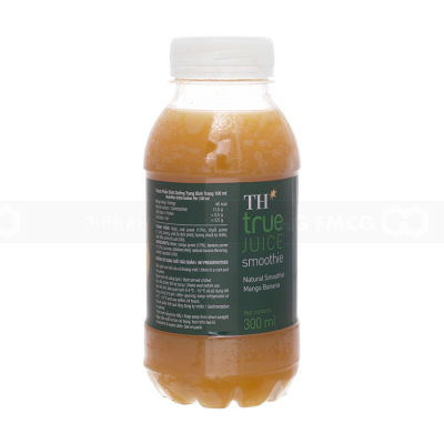 TH True Juice Smoothie Natural Smoothie Mango Banana 300ml x 24 Bottles