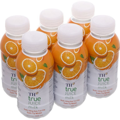 TH True Juice Milk Natural Orange 300ml