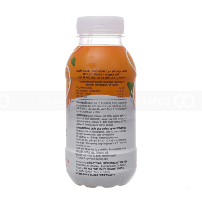 TH True Juice Milk Natural Orange 300ml x 24 Bottles