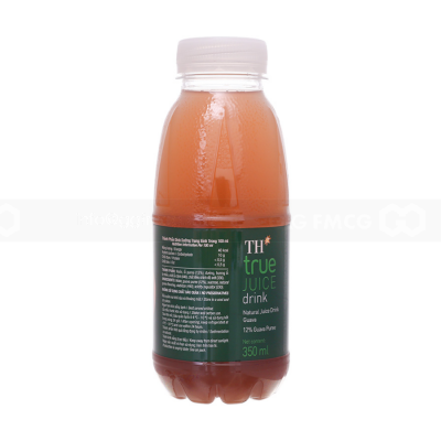 TH True Juice Drink Guava Pure 350ml x 24 Bottles
