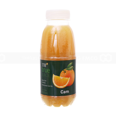 TH True Juice Natural Orange 350ml x 24 Bottles
