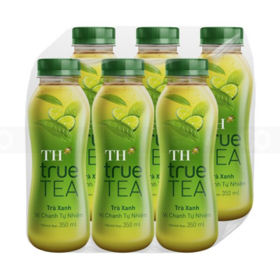 TH True Tea Green Tea Natural Lemon Flavor 350ml x 24 Bottles