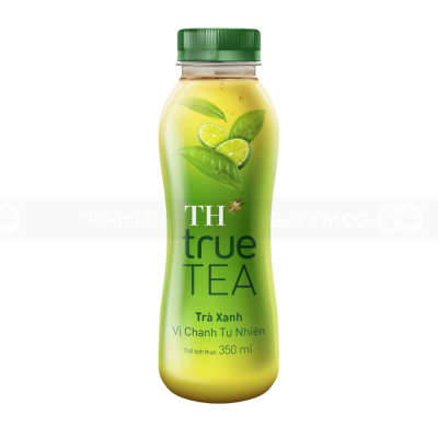 TH True Tea Green Tea Natural Lemon Flavor 350ml x 24 Bottles