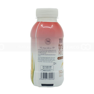 TH True Rice Whole Grain Red Rice Drink 300ml x 24 Bottles