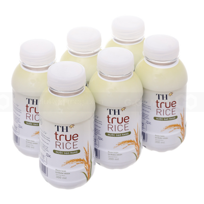 TH True Rice Roasted Rice Drink 300ml x 24 Bottles