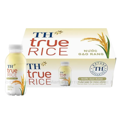 TH True Rice Roasted Rice Drink 300ml x 24 Bottles