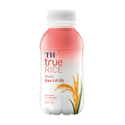 TH True Rice Whole Grain Red Rice Drink 300ml x 24 Bottles