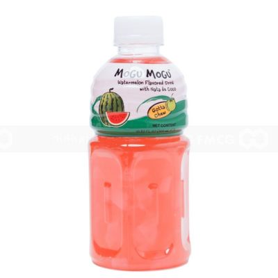 Wholesale Mogu Mogu Watermelon Flavored Drink With Natade Coconut 320ml x 24 Bottles