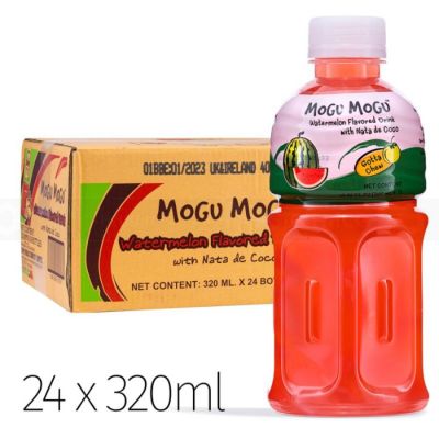 Wholesale Mogu Mogu Watermelon Flavored Drink With Natade Coconut 320ml x 24 Bottles
