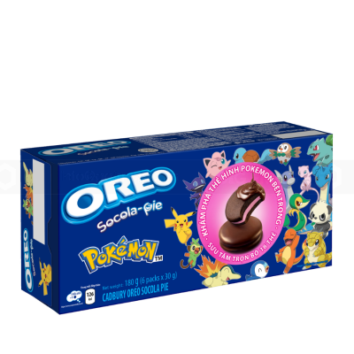 Wholesale Cadbury Oreo Chocolate Pie Strawberry 180g x 12 Boxes - Pokémon Version