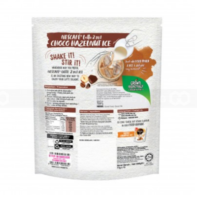 Wholesale Nescafe Latte 2in1 Choco Hazelnut 11gr x 15 sticks x 24 bags