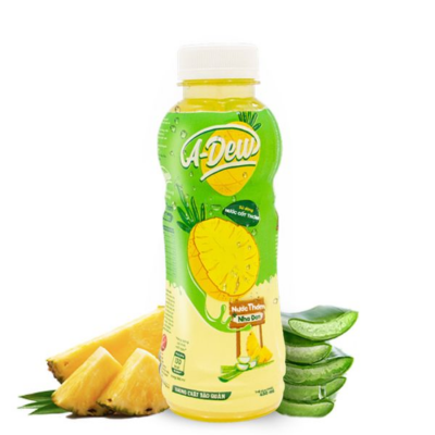 A-DEW Pineapple Aloe vera drink 360ml x 24 Bottles