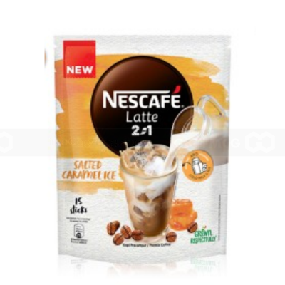 Wholesale Nescafe Latte 2in1 Salted Caramel 11gr x 15 sticks x 24 bags