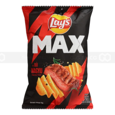 wholesale Lay's Max Wagyu Beef Snack 42g x 100 Bags