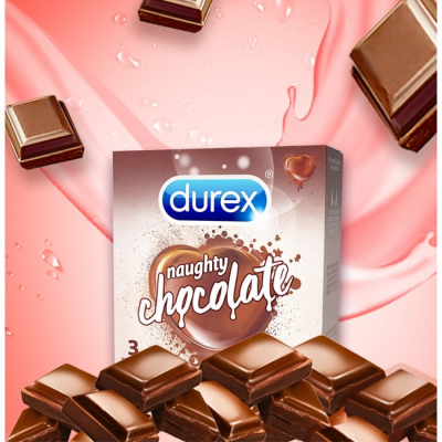 Wholesale Durex Comdom Naughty Chocolate 3 pcs x 288 Boxes