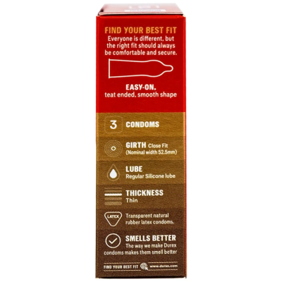 Wholesale Durex Comdom Fetherlite 3 pcs x 288 Boxes