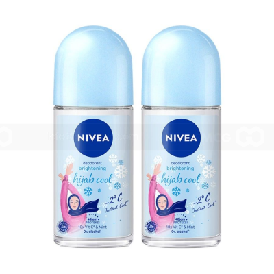 Wholesale Nivea Deodorant Roll On Women Brightening Hijab Cool 50ml x 24 tubes