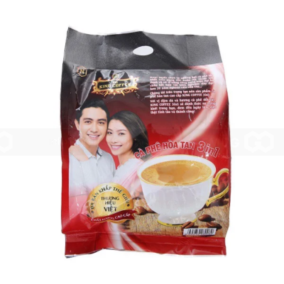King Coffee 3 in 1 Instant Coffee 16g x 28 Sachets x 18 Bags