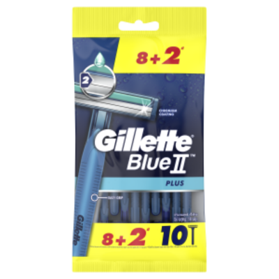 Gillette Blue II (8+2)10 Pcs x 12 Pack x 6 Box