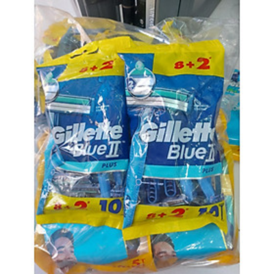 Gillette Blue II (8+2)10 Pcs x 12 Pack x 6 Box