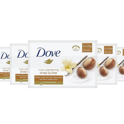 Wholesale Dove Bar Soap Shea Butter 90gr x 48 individual boxes