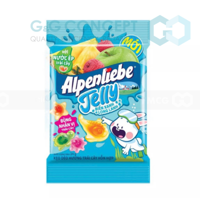 Alpenliebe Jelly Fruit Juices Flavor 24g x 12 Bags