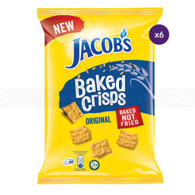 Wholesale-JACOB'S Baked Crisps Sour Cream 45gr x 4 bags