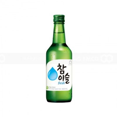 JINRO Soju Chamisul Fresh Alc. 16% 360ml x 20 bottles