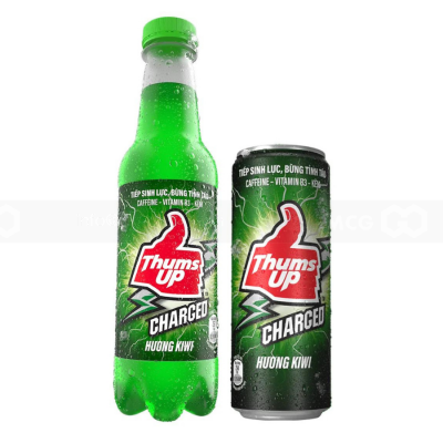 Wholesale Thums Up Charged Kiwi 330ml x 24 Bottles