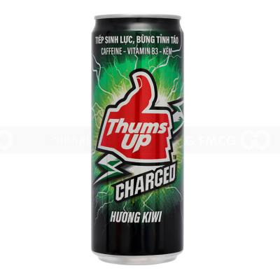 Wholesale Thums Up Charged Kiwi 320ml x 24 Cans