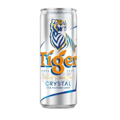 Tiger Crystal Beer Can 330ml x 24 Bottles