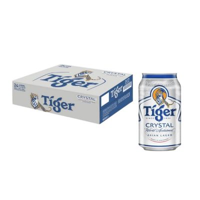 Tiger Crystal Beer Can 330ml x 24 Cans