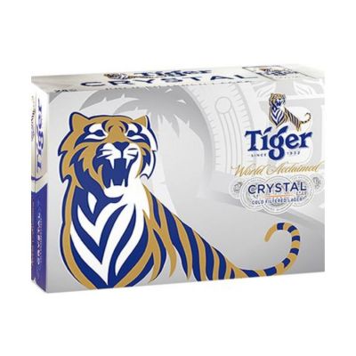 Tiger Crystal Beer Can 330ml x 24 Bottles