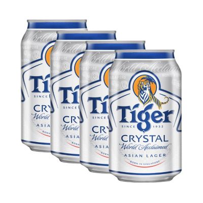 Tiger Crystal Beer Can 330ml x 24 Cans