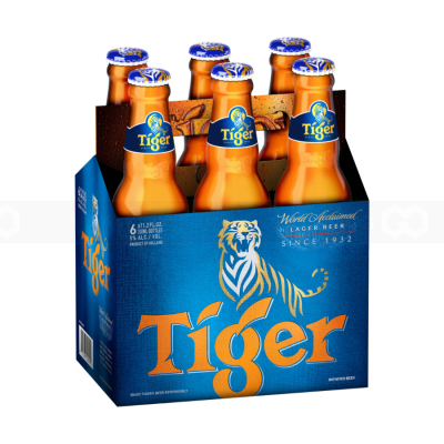 Tiger Beer Can 640ml x 12 Bottles