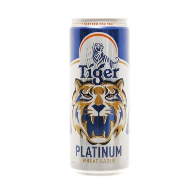 Tiger Platinum Beer Can 330ml x 24 Cans