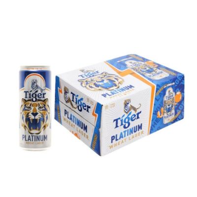Tiger Platinum Beer Can 330ml x 24 Cans