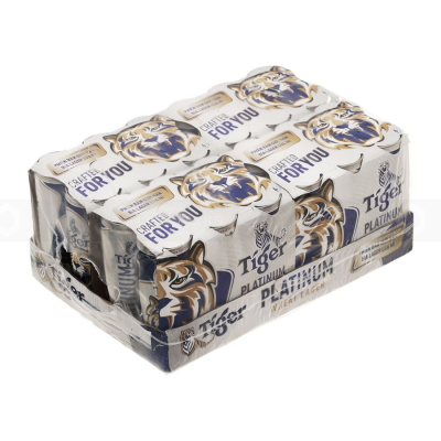 Tiger Platinum Beer Can 330ml x 24 Cans