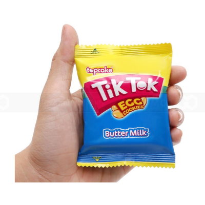 Tik Tok Butter Milk Egg Cookies 120g x 28 Boxes