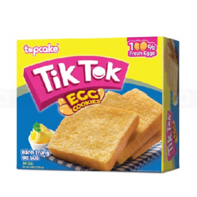 Tik Tok Butter Milk Egg Cookies 120g x 28 Boxes