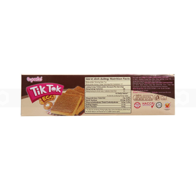 Tik Tok Cappuccino Egg Cookies 120g x 28 Boxes